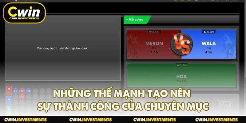 Những thế mạnh tạo nên sự thành công của chuyên mục